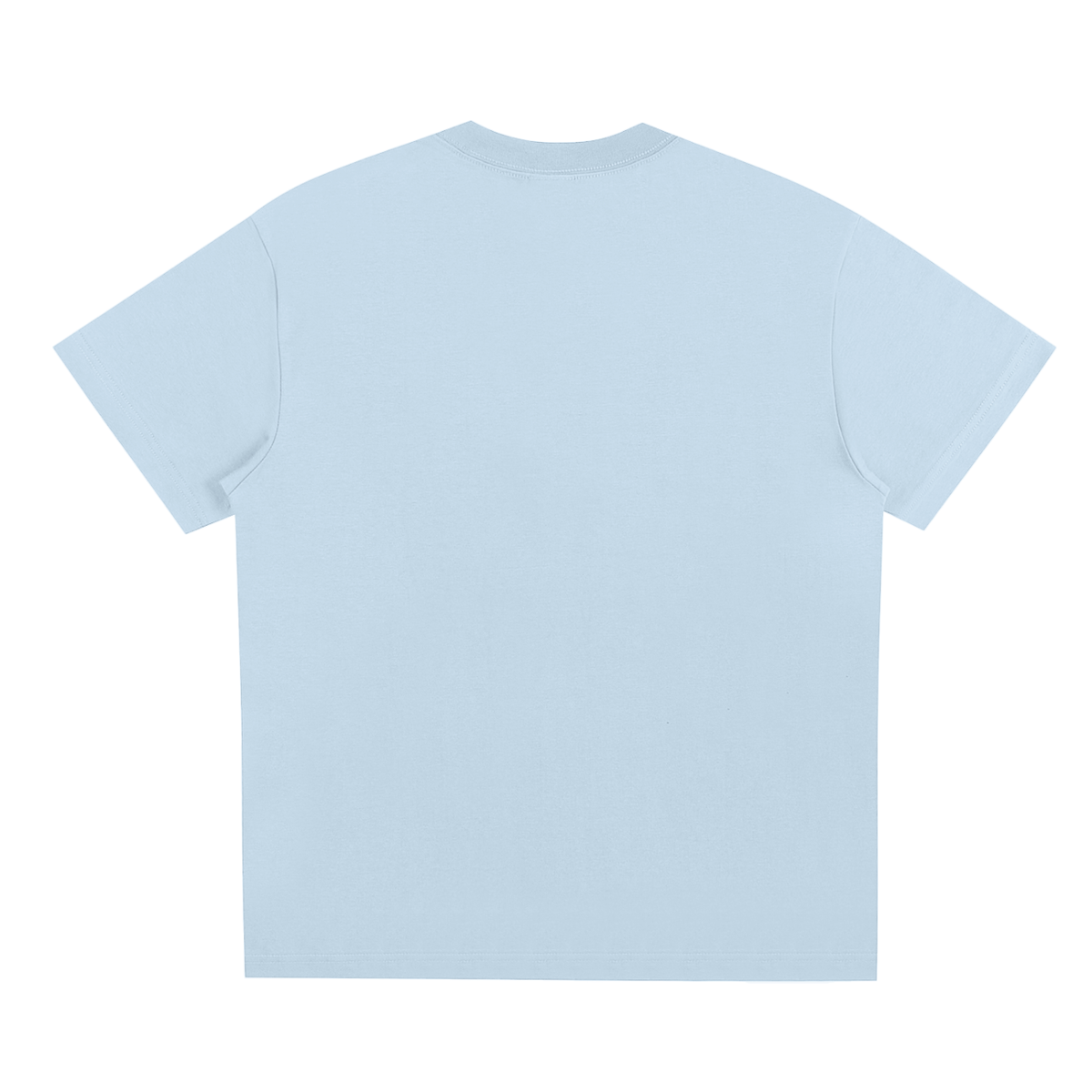 Quick-Dry Cooling Tee in Sky Blue, back