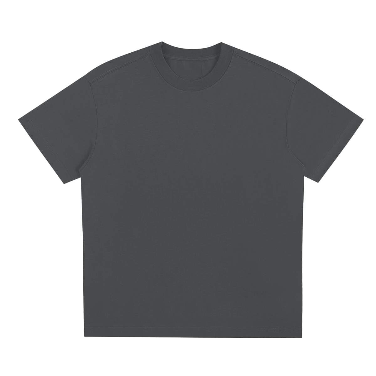 Quick-Dry Cooling Tee in Dark Grey, front