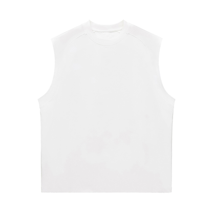 Quick-Dry Cooling Singlet in White, front