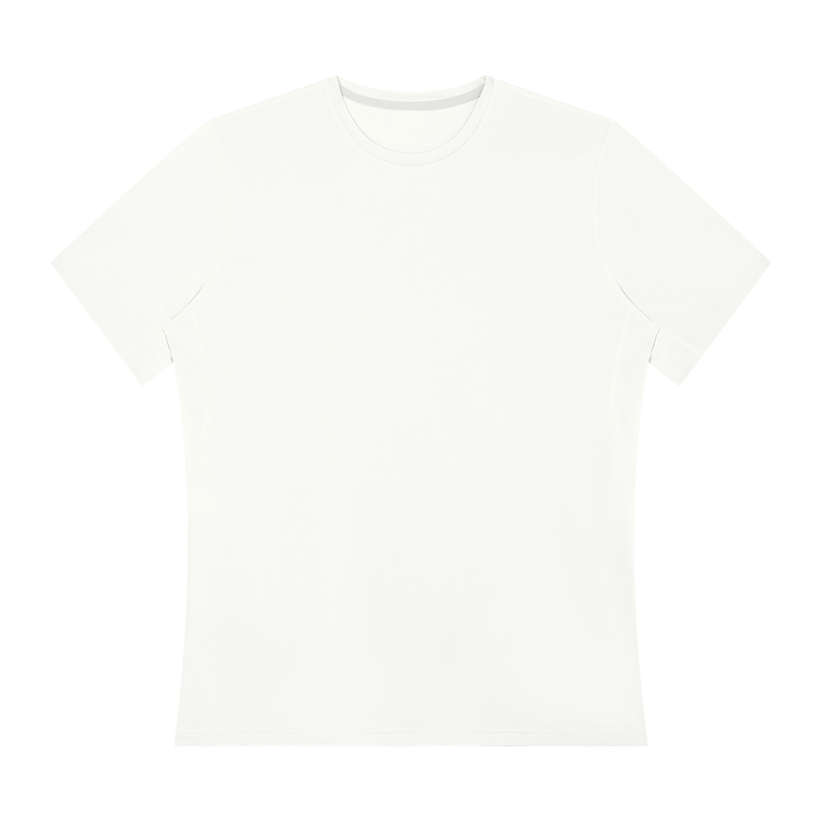 Men's Performance Running Tee in White, front