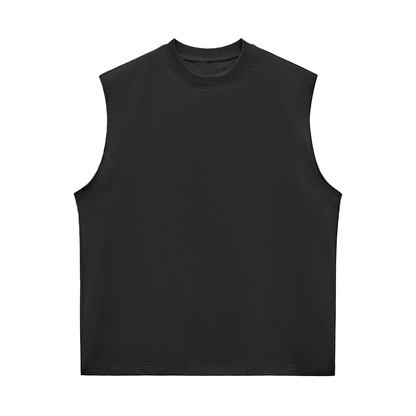 Quick-Dry Cooling Singlet in Black, front