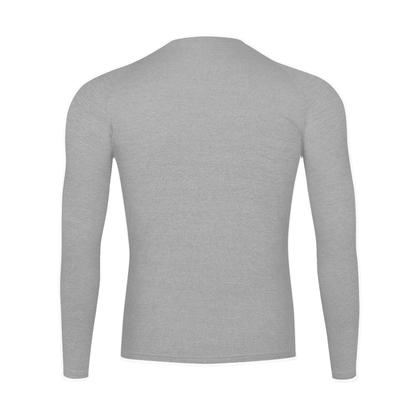 Long Sleeve Training Top in Flecking Grey, back