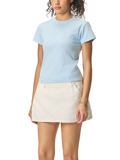 Essential Bodycon Crewneck T-Shirt