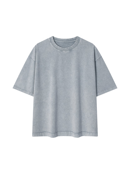 Mineral Wash Boxy Cotton T-Shirt