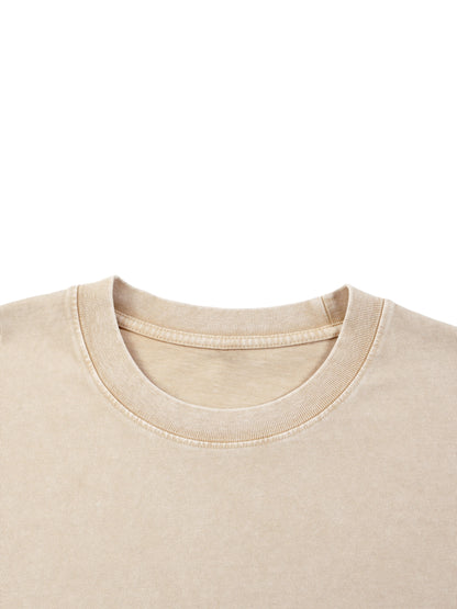 Mineral Wash Boxy Cotton T-Shirt